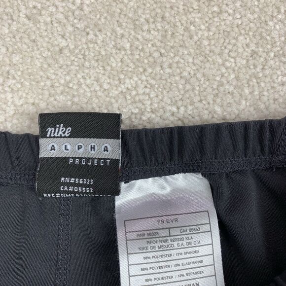 Nike Womens Medium 8-10 Alpha Project Black Run Training Workout Leggings - Picture 10 of 14